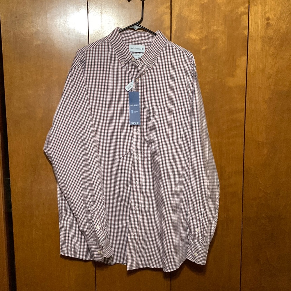 SADDLEBRED- Men’s Big & Tall Dress Shirt 🆕(LT)